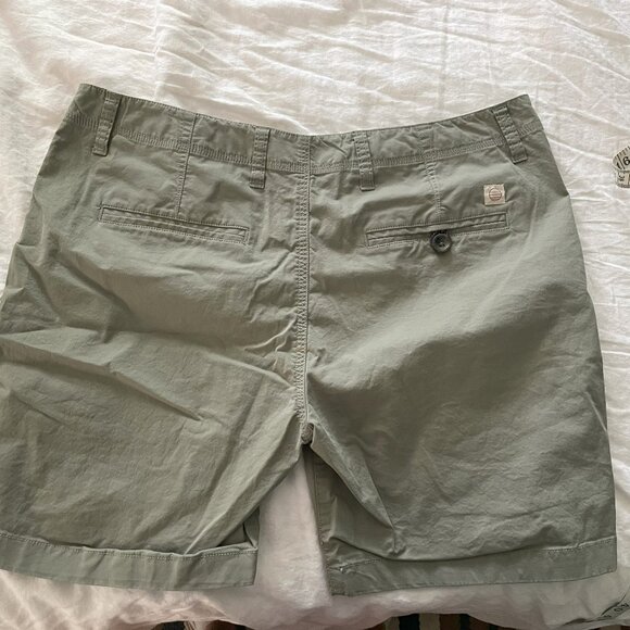 Men's Green Marine Layer Shorts - Picture 2 of 5